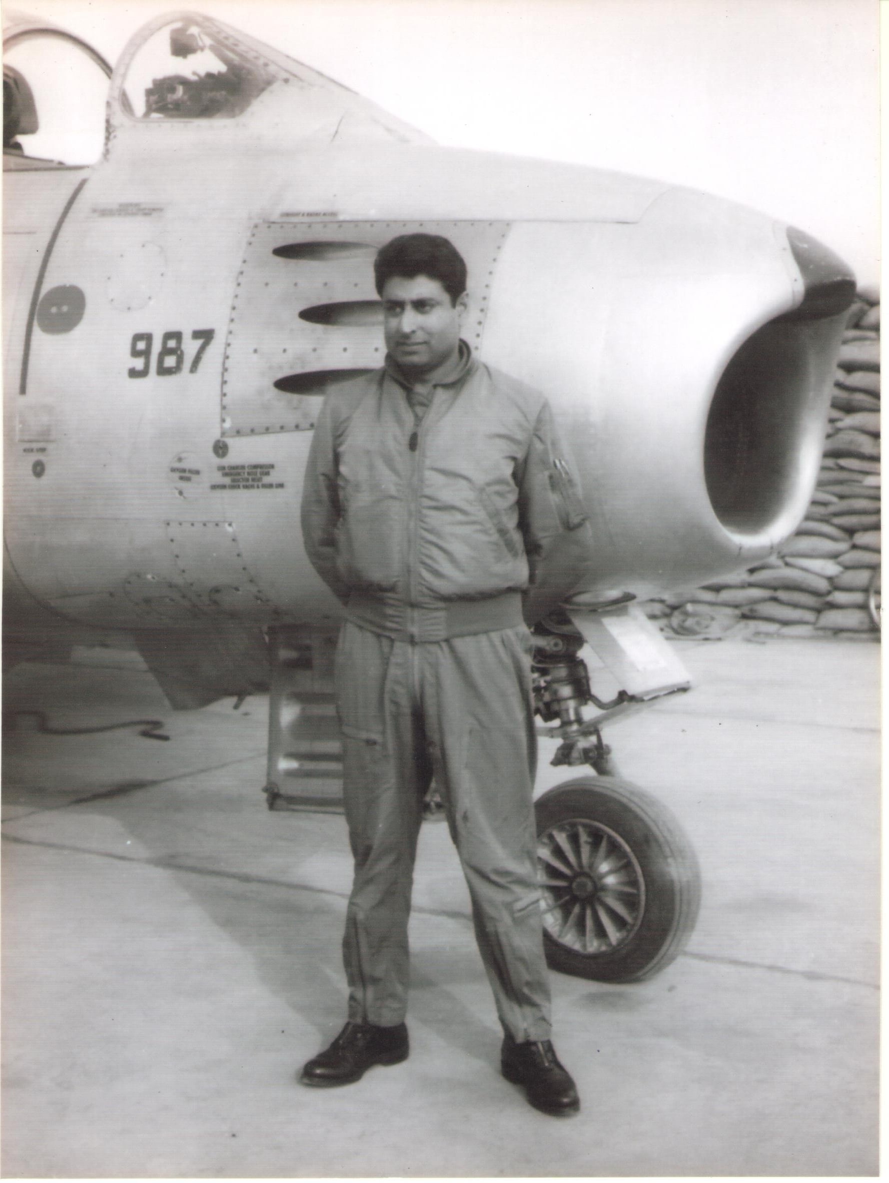 Fighter pilot . Air Commodore - Sajad Haider